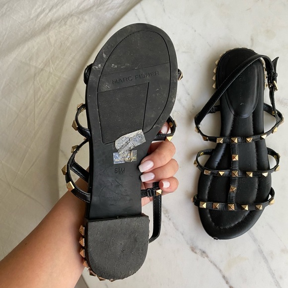 Gold studded MARC FISHER SHOES - Picture 2 of 4